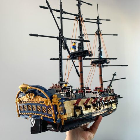 Stern of the Concordia from the starboard broadside