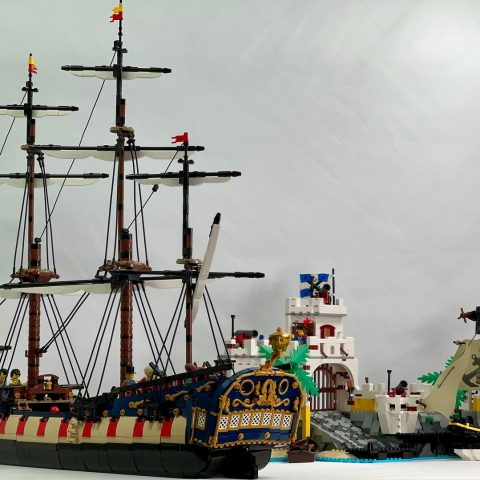Privateer Frigate Fortuna_ and 10320 Eldorado Fortress