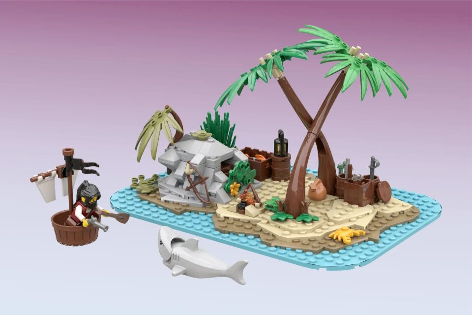 "Lady Blackhair's Hideout" by MyFirstMOC-Hun