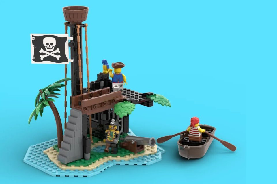 Click here to enlarge image "A Tribute to Forbidden Island" by SamuTheBuilder