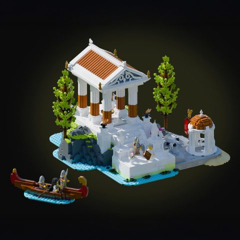 "Island Acropolis" by BallisticBricks