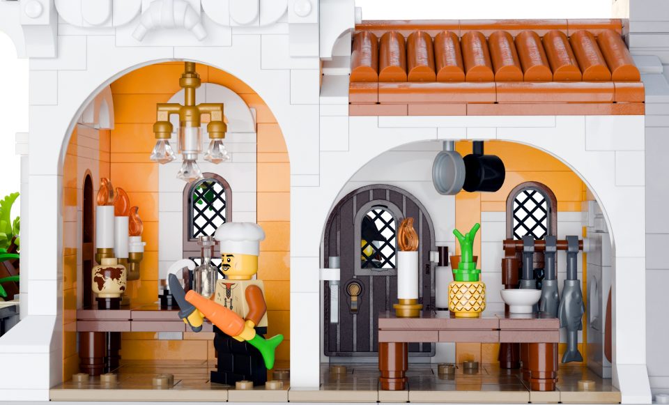 Kitchen of "Coconut Cape" by BallisticBricks