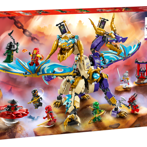 Back the box of 71836 Arc Dragon of Focus
