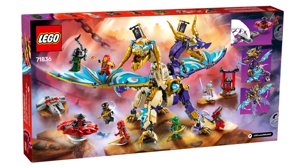 Click here to enlarge image Back of the box of 71836 Arc Dragon of Focus