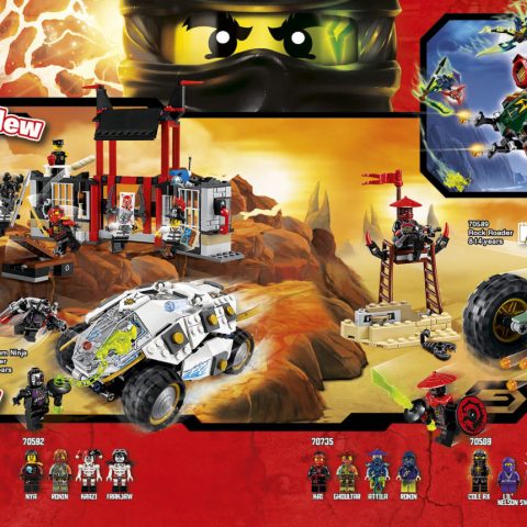 LEGO Ninjago pages 88 and 89 from the 2016 Catalogue
