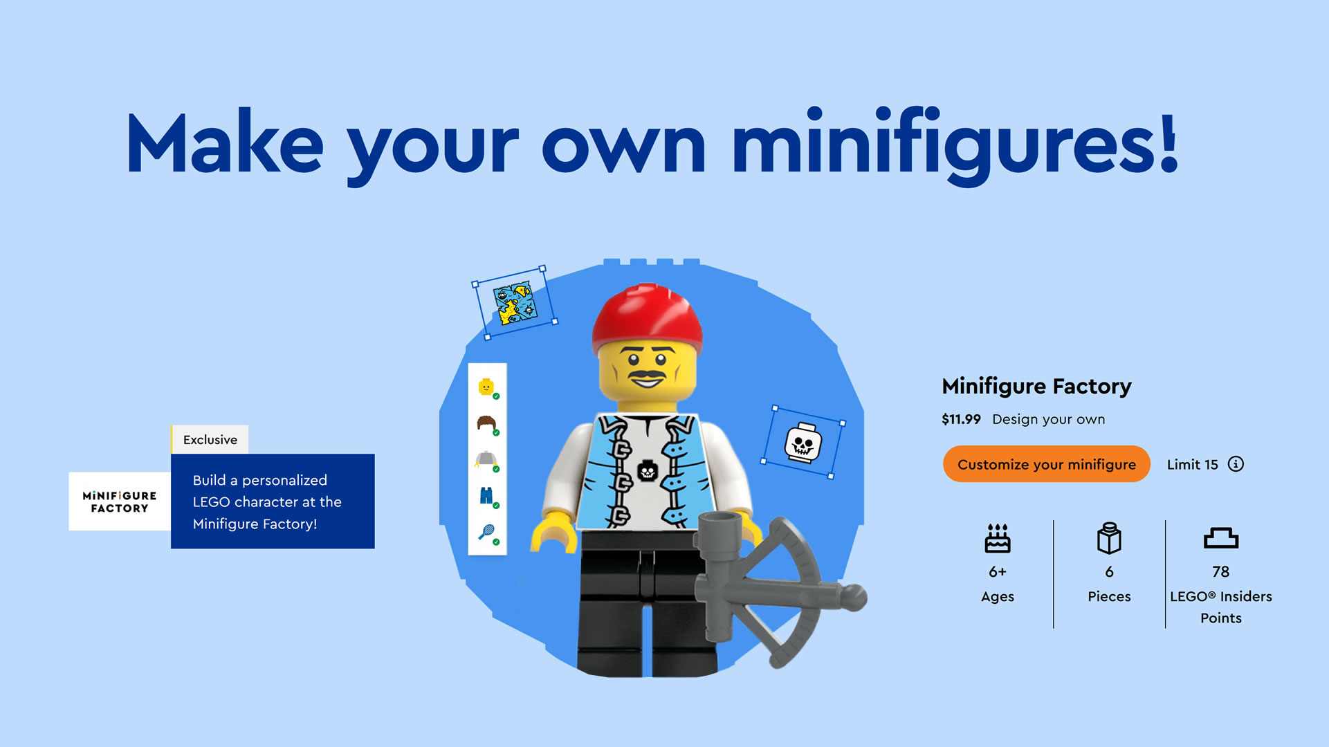 Minifigure Factory at Official LEGO.com