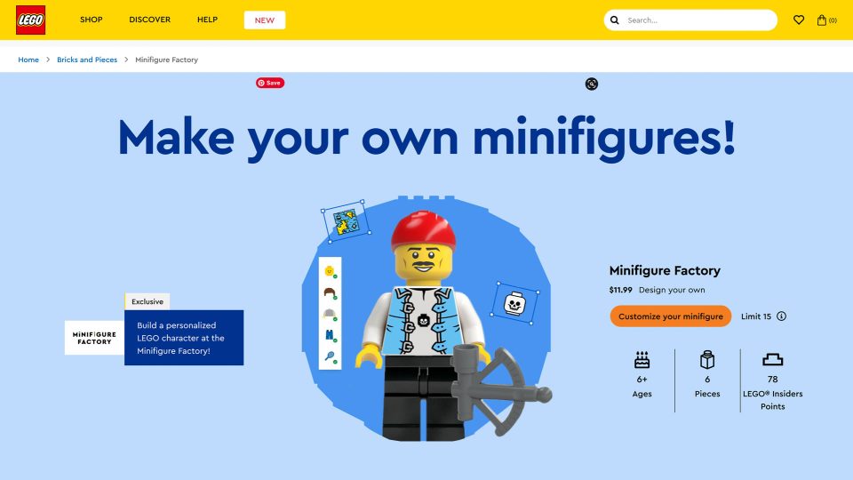 Minifigure Factory at Official LEGO.com