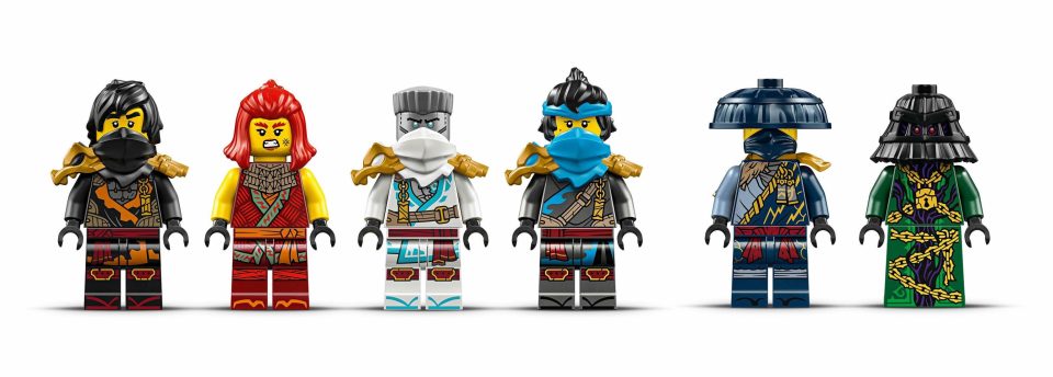 Minifigures of The Temple Bounty (71848)