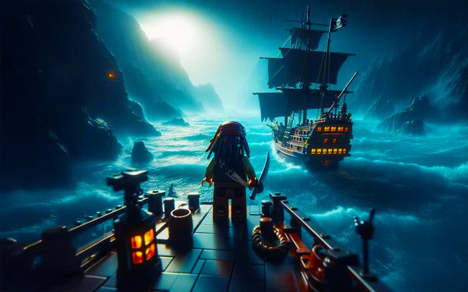 Jack Sparrow and Black Pearl by Zzerz