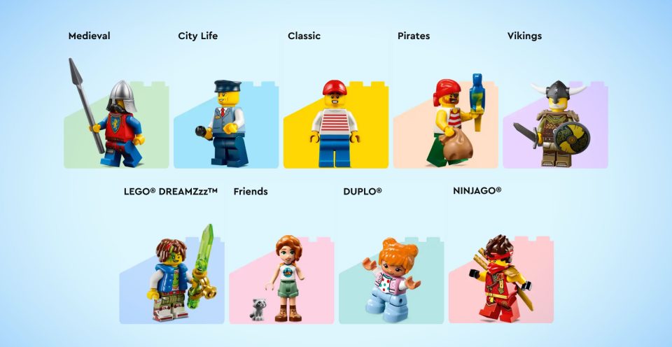 Click here to enlarge image LEGO Theme Bundles available via Pick And Build on LEGO.com