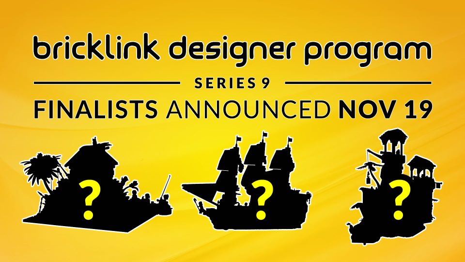 BrickLink Designer Program Series 9 Finalists announced November 19