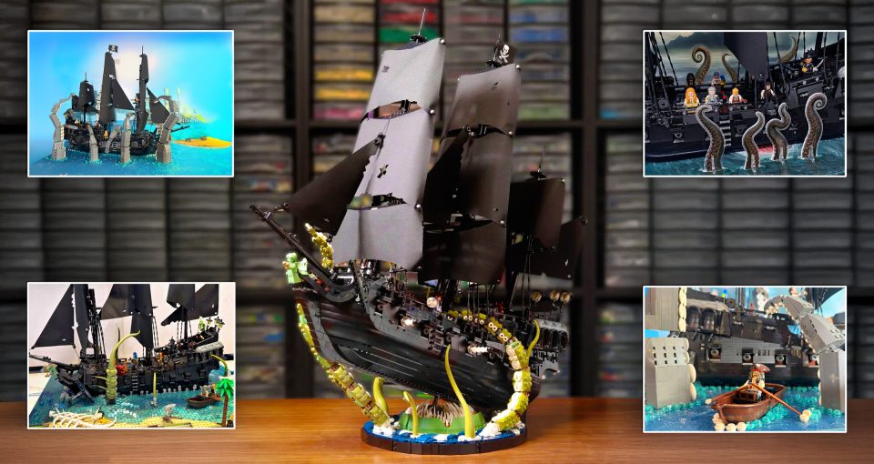 10365 Captain Jack Sparrow's Pirate Ship VERSUS Kraken by Various Fans