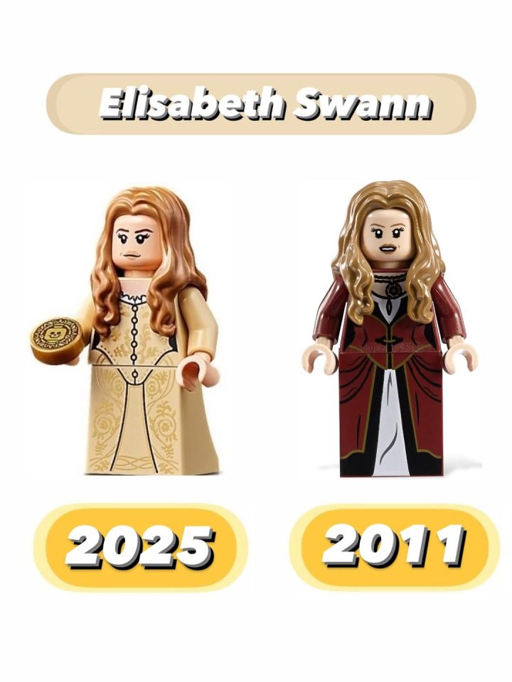 Elisabeth Swann minifigure comparison by legomoleshow