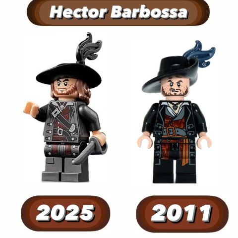 Hector Barbossa minifigure comparison by legomoleshow