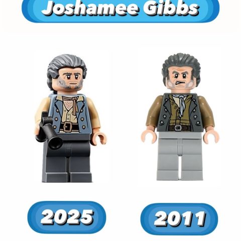 Joshamee Gibbs minifigure comparison by legomoleshow