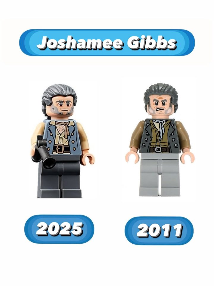 Joshamee Gibbs minifigure comparison by legomoleshow