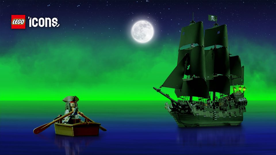 Released 12 September 2025, LEGO Icons 10365 Jack Sparrow's Pirate Ship