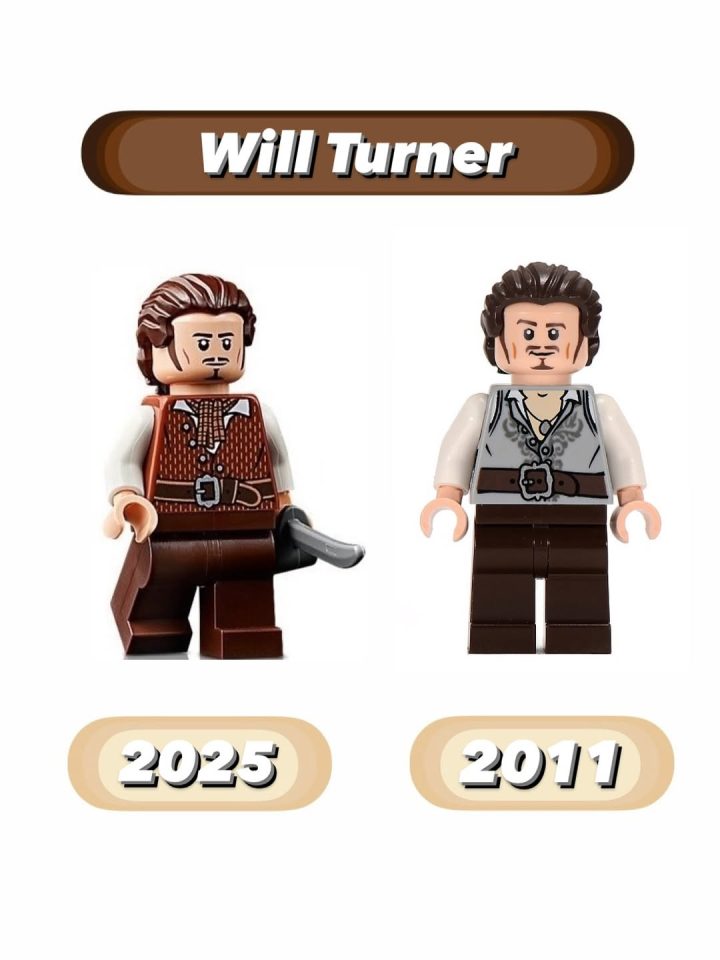 Will Turner minifigure comparison by legomoleshow