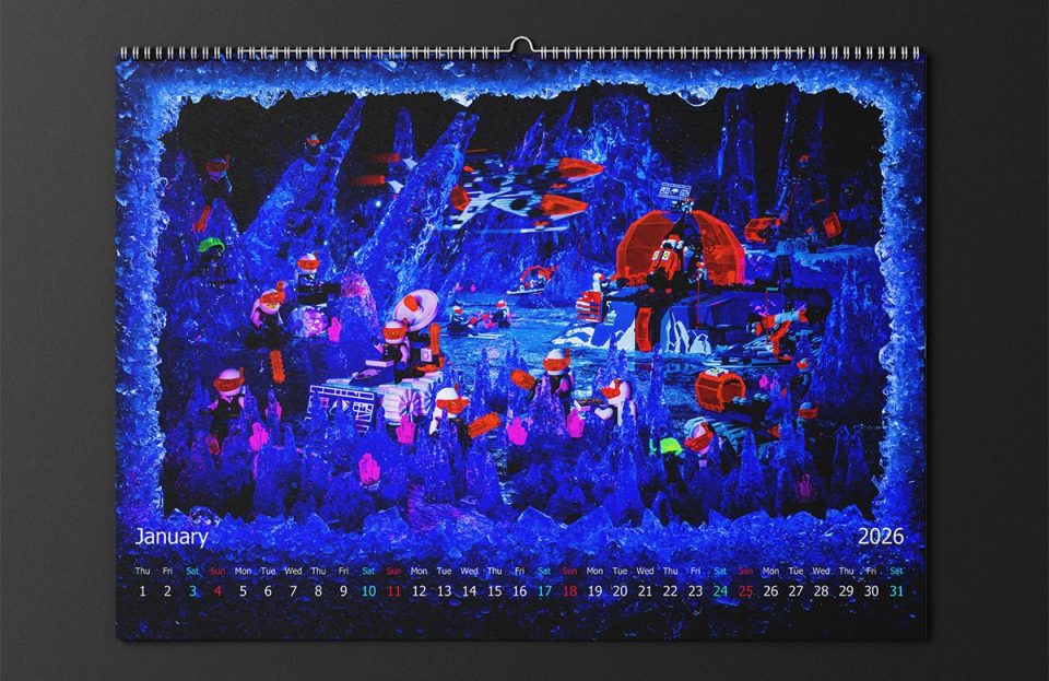 2026 Classic LEGO Space Calendar by Mariusz Pietruszka
