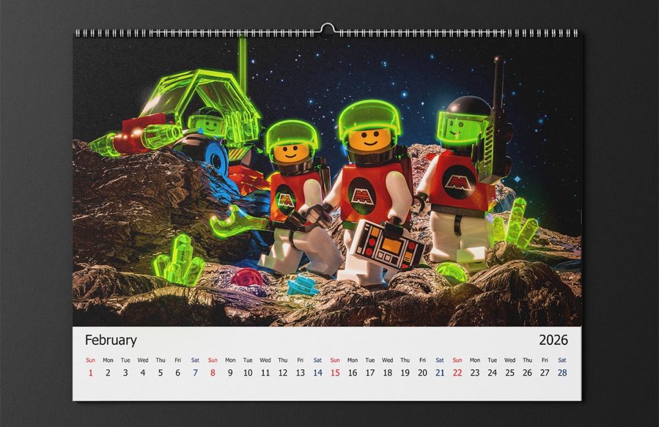 2026 Classic LEGO Space Calendar by Mariusz Pietruszka