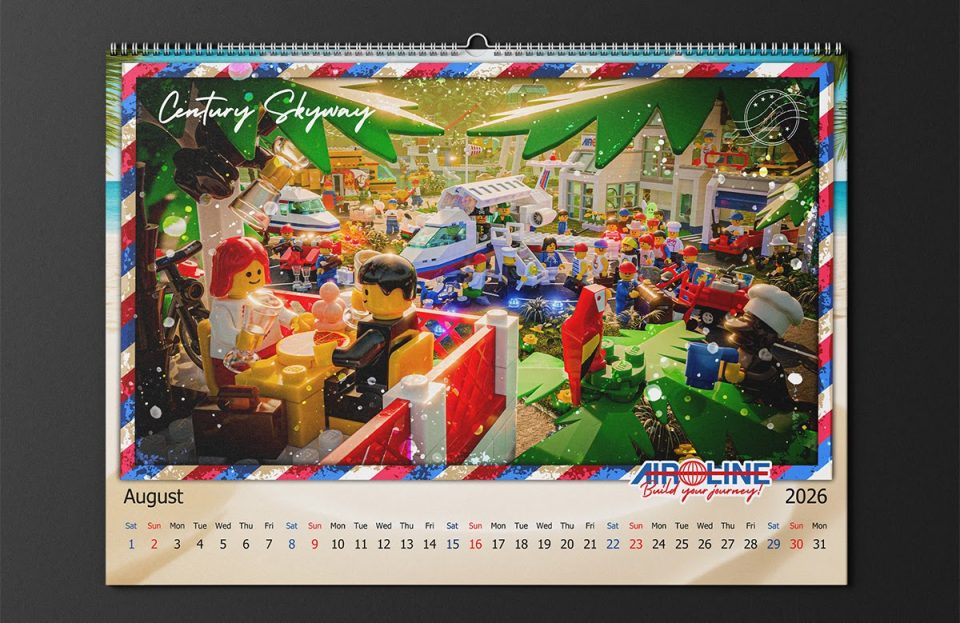 2026 Classic LEGO Town Calendar by Mariusz Pietruszka