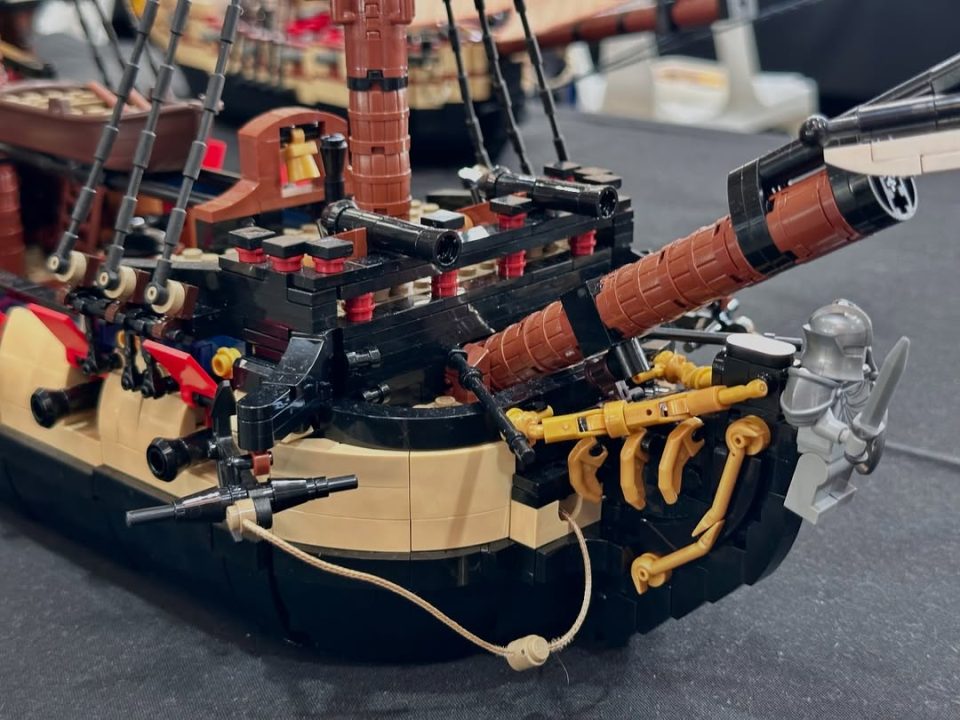 Bow and figurehead of Fortuna displayed at Brickbuilt Sydney 25