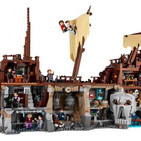 Cavern side of LEGO Ideas 21363 The Goonies