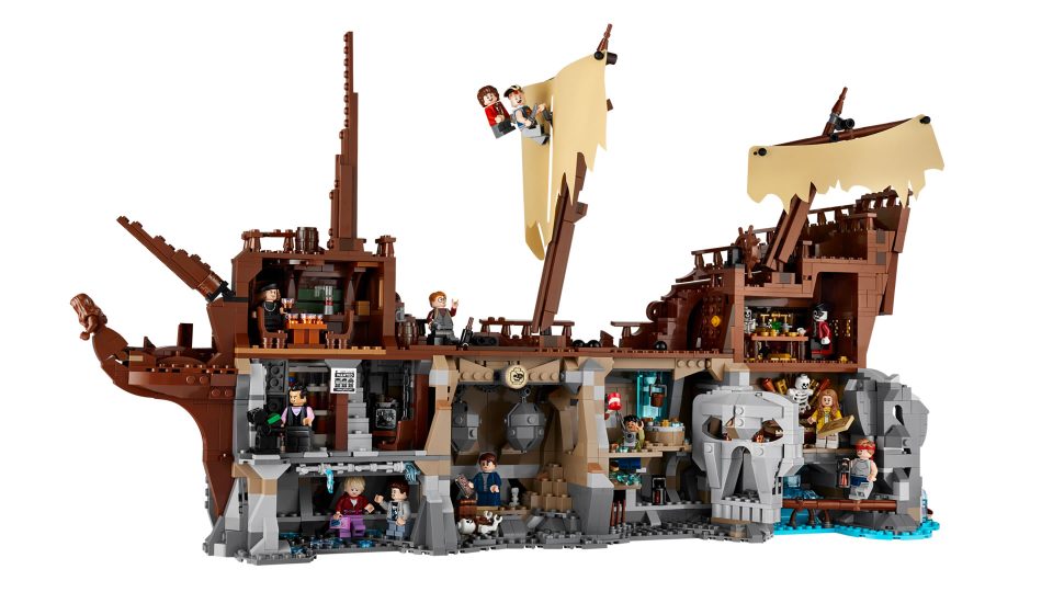 Cavern side of LEGO Ideas 21363 The Goonies