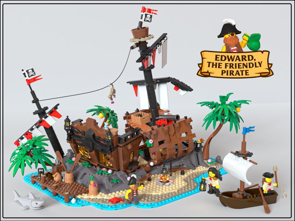 "Edward The Friendly Pirate" by BrickyBricks82