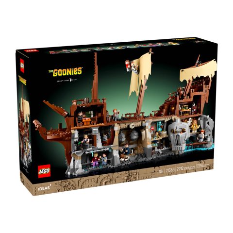 Front of the box for LEGO Ideas 21363 The Goonies
