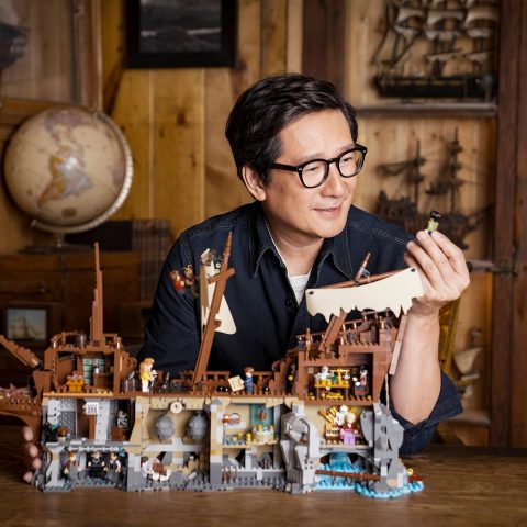 Ke Huy Quan (Data) demonstrates the features of 21363 The Goonies