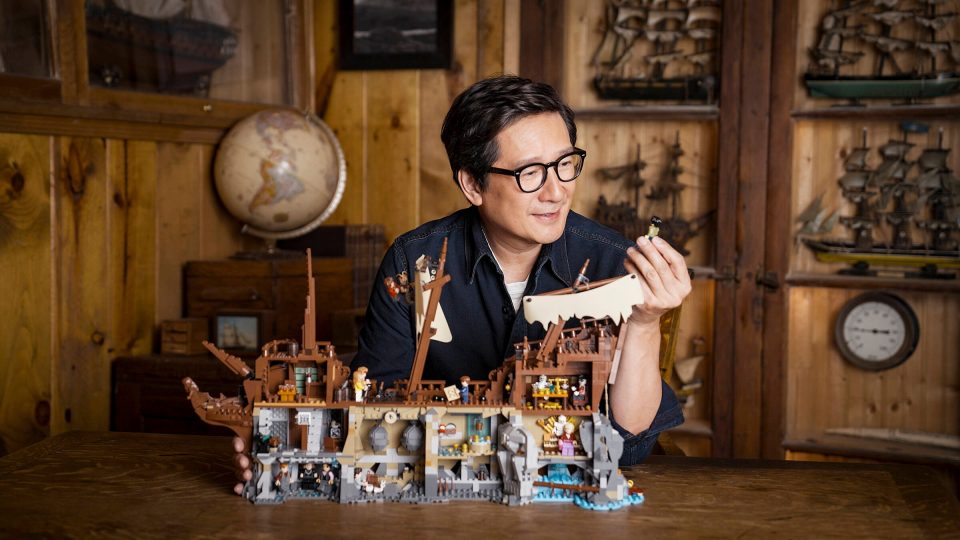 Ke Huy Quan (Data) demonstrates the features of 21363 The Goonies