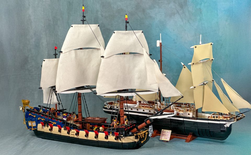 LEGO Icons 10355 Endurance versus Privateer Frigate Fortuna