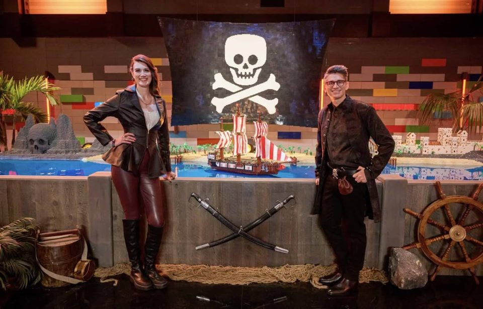 Click here to enlarge image Brick Masters Amy Corbett and Jamie Berard from LEGO Masters on FOX