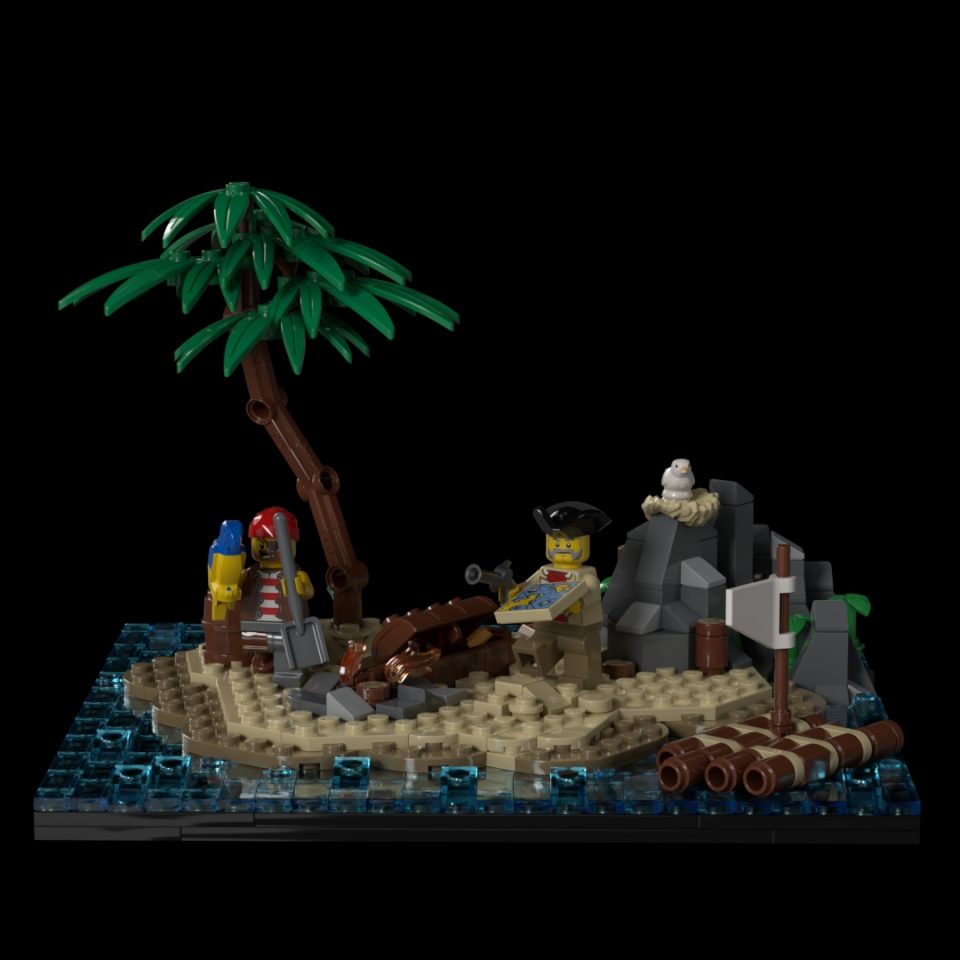 "The lost treasure island" by Gaspard A.C.