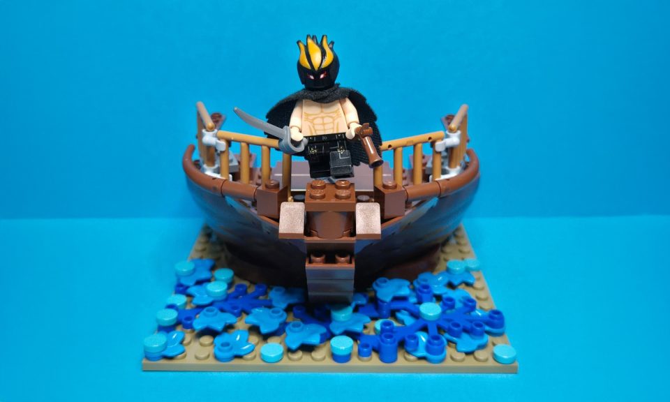 "Rocks D. Xebec touches down on God Valley" by aria_the_builder