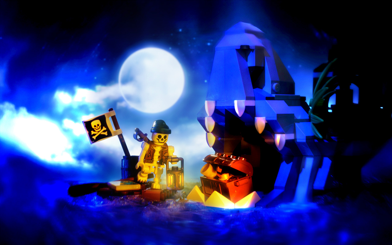 Featured Image for LEGO Pirates on Halloween 2025 "The Treasure Hunter" by littleplanetchell