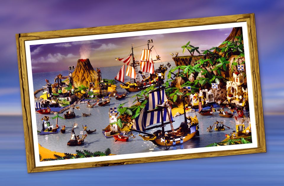 Classic LEGO Pirate Artwork circa 1991