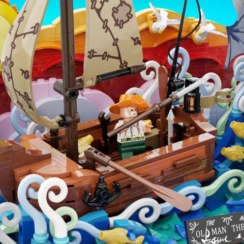 Close-up of “The Old Man and the Sea” by IYan Ha