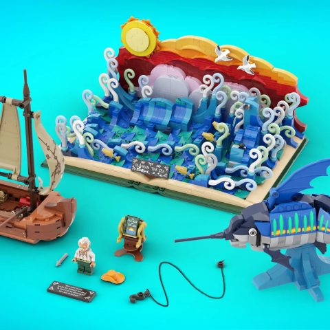 Components of “The Old Man and the Sea” by IYan Ha