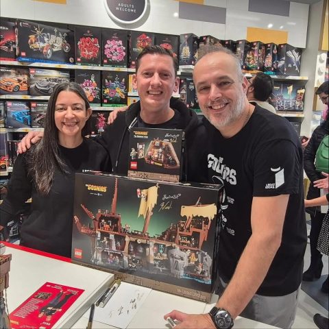 DelusionBrick with Marina Staboli in new LEGO Store in Sparta, Athens