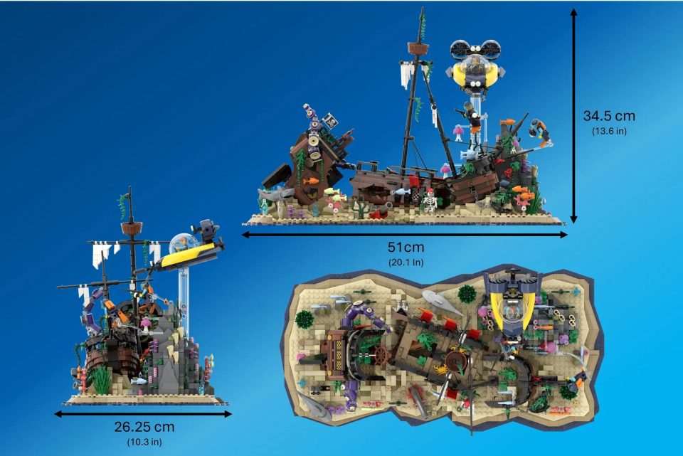 Dimensions of "Deep Sea Discovery" by Rich Hebert