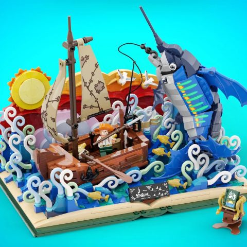 “The Old Man and the Sea” by Ernest Hemingway and IYan Ha