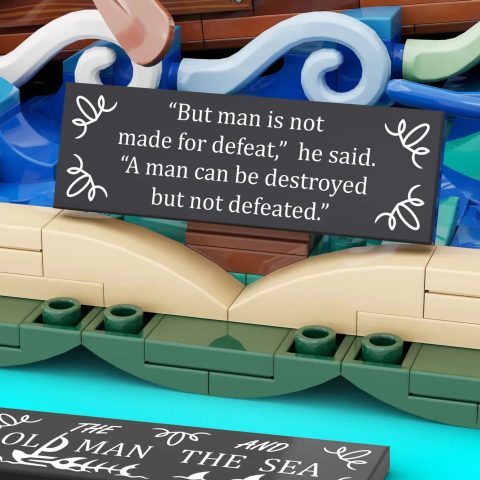 Quote included with “The Old Man and the Sea” by IYan Ha