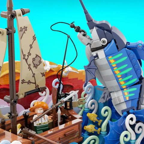 Santiago seels in the marlin