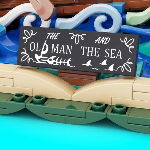 Sign included with “The Old Man and the Sea” by IYan Ha
