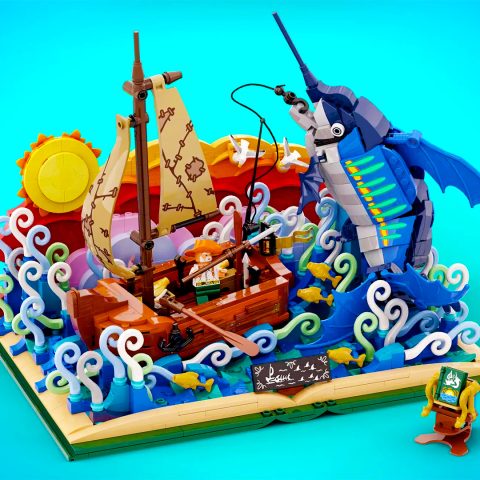 “The Old Man and the Sea” by IYan Ha