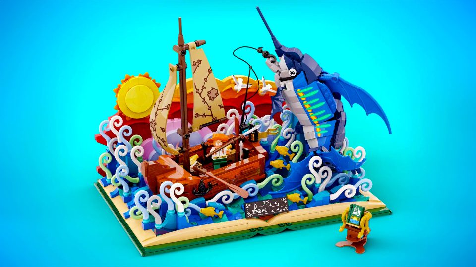 "The Old Man and the Sea" by IYan Ha