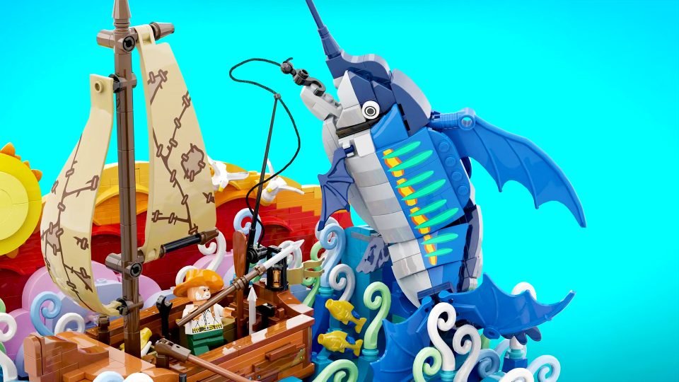 "The Old Man and the Sea" by IYan Ha