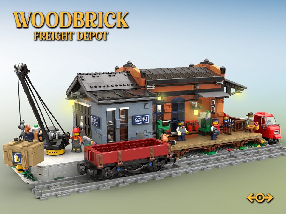 "Woodbrick Freight Depot" by Mind_the_Brick